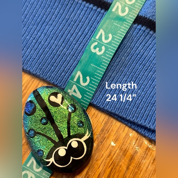 JOSEPH A Cardigan Floral Striped Button front Sweater Size Medium NWT - Picture 15 of 16